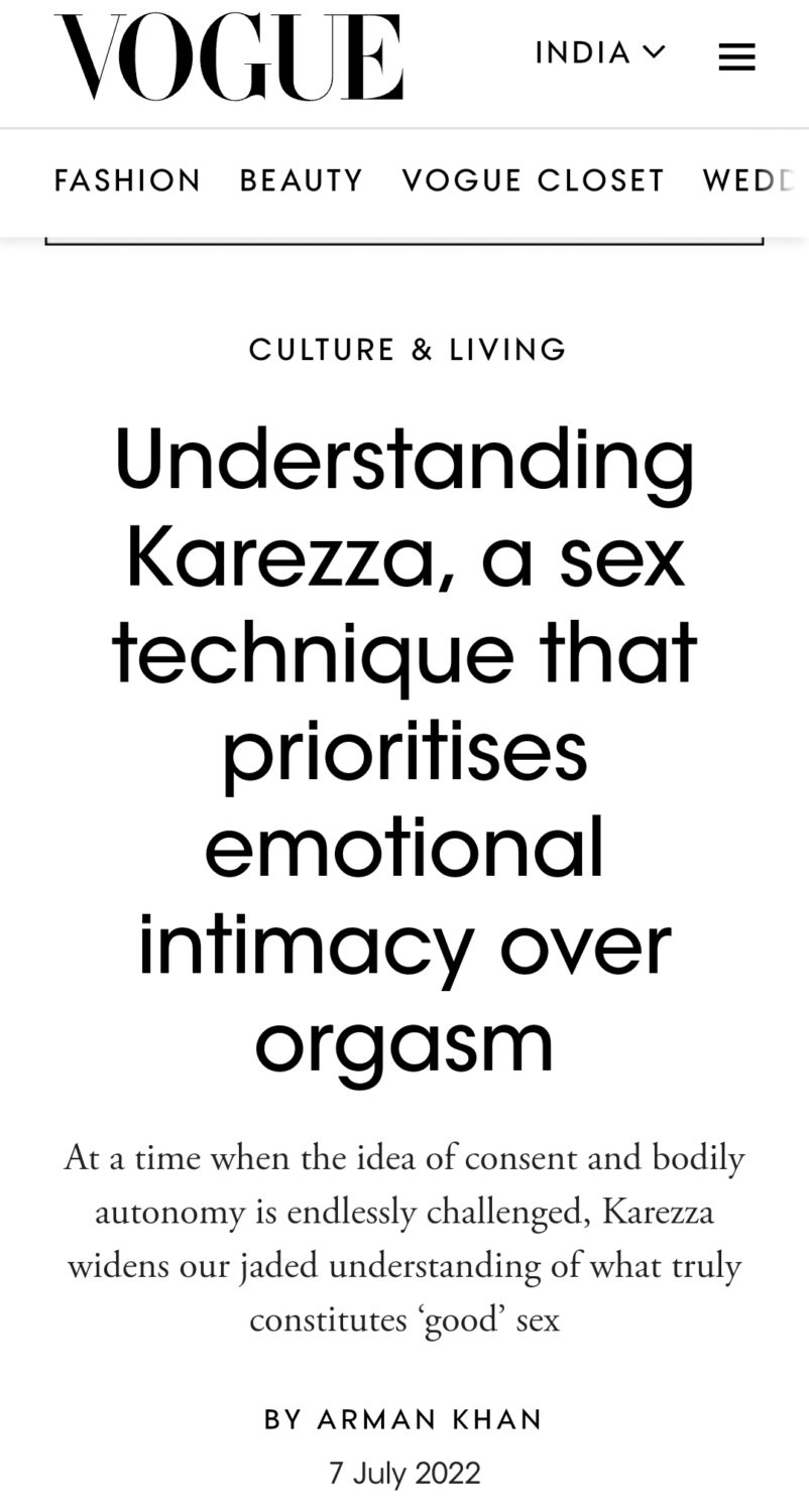 Understanding Karezza, a sex technique that prioritises emotional intimacy over orgasm